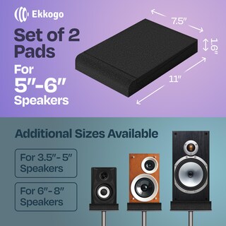 Foto 2 | Foto 2 | Monitor Isolation Pads Ekkogo Vibredux Hd Foam Altavoz De 5 Pulgadas - Venta Internacional.