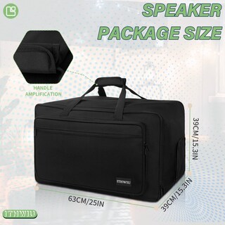 Foto 4 | Foto 4 | Bolsa De Transporte Para Altavoces Ithwiu It-tote12 Para Gabinetes De 12 Pulgadas - Venta Internacional.