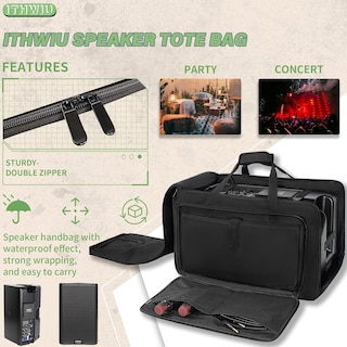 Foto 7 | Foto 7 | Bolsa De Transporte Para Altavoces Ithwiu It-tote12 Para Gabinetes De 12 Pulgadas - Venta Internacional.