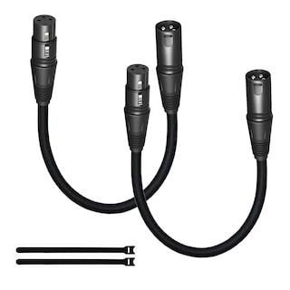 Foto 1 | Foto 1 | Cable De Micrófono Xlr Cables Mudenx Short De 50 Cm Paquete De 2 Unidades Macho A Hembra - Venta Internacional.