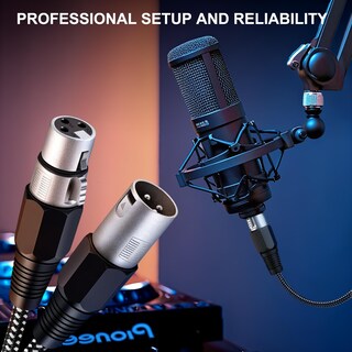 Foto 6 | Foto 6 | Cable Xlr Kinxiyu De 1 M/5 Unidades Cable De Micrófono Macho A Hembra - Venta Internacional.