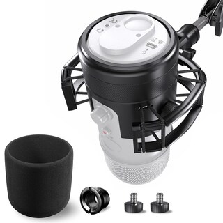 Foto 1 | Foto 1 | Soporte Amortiguador Para Micrófono Con Filtro Antipop Para Blue Yeti De Borenbuir - Venta Internacional.