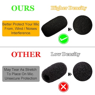 Foto 4 | Foto 4 | Fundas De Espuma Para Micrófono Lavalier Paquete De 10 Unidades Wugeusch 1.4 - Venta Internacional.