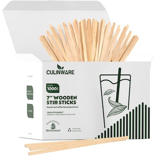 Foto 1 | Foto 1 | Agitadores De Café Culinware  Madera De Abedul  7 Pulgadas  Paquete De 1000 - Venta Internacional.