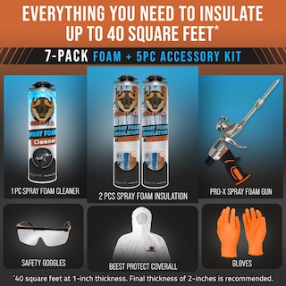 Foto 2 | Foto 2 | Kit De Aislamiento De Espuma En Aerosol Beest De Celda Cerrada Para Pared Y Ático - Venta Internacional.