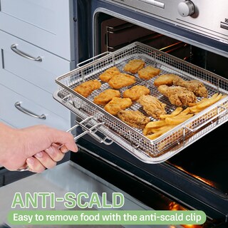 Foto 4 | Foto 4 | Juego De Cestas Para Freidora De Aire Woqsamzl De Acero Inoxidable De Alta Resistencia - Venta Internacional.