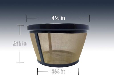 Foto 4 | Foto 4 | Filtro De Café Goldtone  Cesta Reutilizable Para 8 A 12 Tazas (paquete De 2) - Venta Internacional.