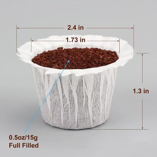 Foto 4 | Foto 4 | Cápsulas De Café Reutilizables K Cup Y 100 Filtros De Papel Para Café Haetyly - Venta Internacional.