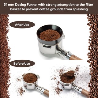 Foto 5 | Foto 5 | Kit De Accesorios Para Espresso Tamper 51 Mm De Acero Inoxidable - Venta Internacional.