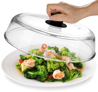 Foto 1 | Foto 1 | Funda Antisalpicaduras Para Microondas Mikro Innovations Glass De 26 67 Cm - Venta Internacional.