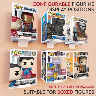 Foto 2 | Foto 2 | Estantes De Exhibición Tapeera De Acrílico Blanco Para Funko Pop X12 - Venta Internacional.
