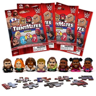Foto 1 | Foto 1 | Minifiguras Teenymates Party Animal Wwe Series 2 Paquete De 4 - Venta Internacional.