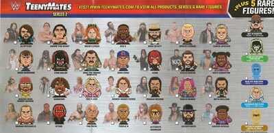 Foto 2 | Foto 2 | Minifiguras Teenymates Party Animal Wwe Series 2 Paquete De 4 - Venta Internacional.