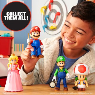 Foto 6 | Foto 6 | Figura De Acción The Super Mario Bros. Serie De Películas 1 Mario 13cm - Venta Internacional.