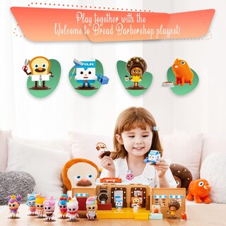 Foto 5 | Foto 5 | Muñeca Con Forma De Figura Toytron Pan Barbería Chocolate Tostado 2 6 Cm - Venta Internacional.