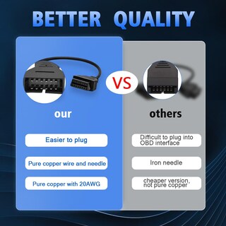 Foto 2 | Foto 2 | Cable Adaptador Obd2 Parannic Para Vehículos Gm De 12 Pines Obd2 De 16 Pines A Obd1 De 12 Pines - Venta Internacional.