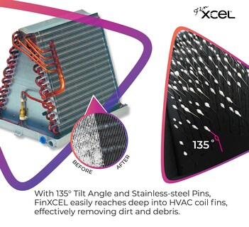 Foto 7 | Foto 7 | Cepillo De Limpieza De Bobinas Xcel Advanced Para Condensador Y Evaporador - Venta Internacional.