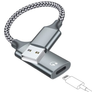 Foto 1 | Foto 1 | Cable Adaptador De Audio Usb A A Lightning Usb 3.0 Macho A Hembra - Venta Internacional.