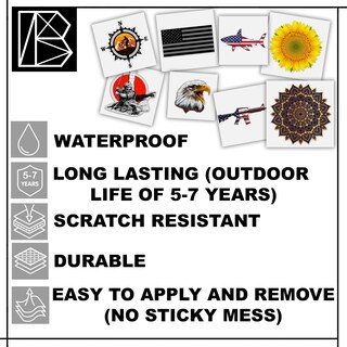 Foto 6 | Foto 6 | Pegatinas Impermeables Kamala Harris Tim Walz 2024 Para Parachoques Paquete De 3 - Venta Internacional.