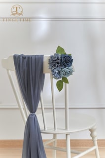 Foto 6 | Foto 6 | Set De Flores Artificiales Tinge Time Con Rosas Azules Empolvadas Con Tallos - Venta Internacional.