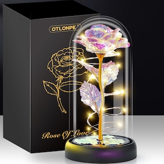 Foto 1 | Foto 1 | Regalo De Cumpleaños Otlonpe Con Flor De Rosa De Cristal Para Mujer - Venta Internacional.