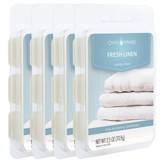 Foto 1 | Foto 1 | Calentadores De Velas Wax Melts Etc. Classic Fresh Linen 75 Ml Paquete De 4 - Venta Internacional.
