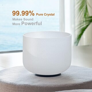 Foto 2 | Foto 2 | Cuenco De Cristal Cvnc 432 Hz 20 Cm D Note Navel Chakra - Venta Internacional.