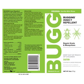 Foto 3 | Foto 3 | Repelente De Insectos Buggins Natural Vainilla Menta Y Rosa 120 Ml (2 Veces) - Venta Internacional.