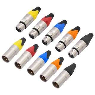 Foto 1 | Foto 1 | Juego De Conectores Xlr Szlliyxs Paquete De 10 (5 Machos Y 5 Hembras) - Venta Internacional.