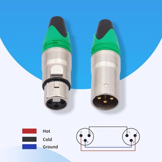 Foto 3 | Foto 3 | Juego De Conectores Xlr Szlliyxs Paquete De 10 (5 Machos Y 5 Hembras) - Venta Internacional.