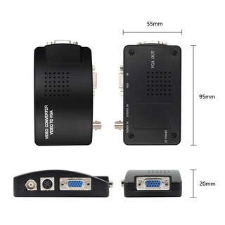 Foto 6 | Foto 6 | Convertidor De Vídeo Hdsunwstd Bnc A Vga Con S-video Composite - Venta Internacional.
