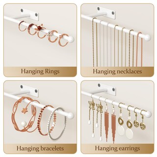 Foto 7 | Foto 7 | Organizador De Joyas Para Colgar En La Pared Soporte Para Collares Josmimic - Venta Internacional.