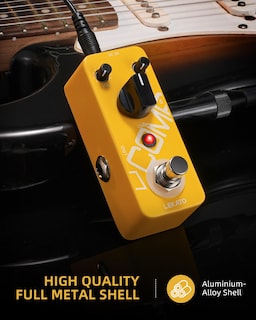 Foto 6 | Foto 6 | Pedal Compresor Lekato Yellow Comp Mini Para Guitarra Y Bajo - Venta Internacional.
