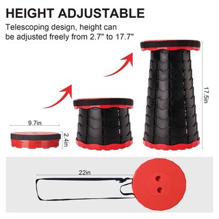 Foto 5 | Foto 5 | Taburete Plegable Doseno Portátil Mejorado Para Pescar Rojo - Venta Internacional.