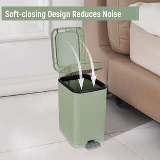Foto 4 | Foto 4 | Bote De Basura Rejomiik Pequeño Con Tapa  7 L/1.9 Galones  Verde Claro - Venta Internacional.