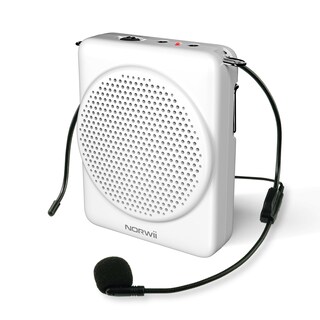 Foto 1 | Foto 1 | Auriculares Con Micrófono Mini Norwii Con Amplificador De Voz 30h Play Color Blanco - Venta Internacional.