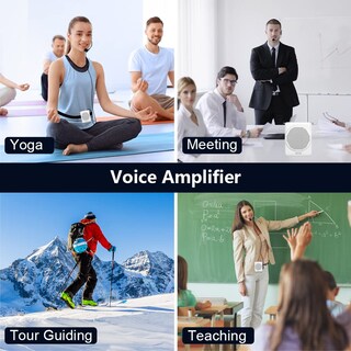 Foto 4 | Foto 4 | Auriculares Con Micrófono Mini Norwii Con Amplificador De Voz 30h Play Color Blanco - Venta Internacional.