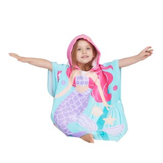 Foto 4 | Foto 4 | Toalla Con Capucha Gealaek Little Mermaid 100% Algodón 2-6 Años - Venta Internacional.