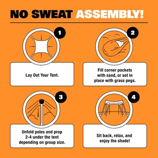 Foto 4 | Foto 4 | Carpa De Playa Sun Ninja Plegable Upf50+ Color Azul Real - Venta Internacional.