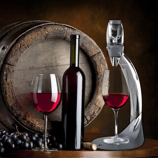 Foto 3 | Foto 3 | Juego De Vertedores Vinturi Deluxe Essential Para Vino Tinto Con Decantador En Forma De Torre - Venta Internacional.