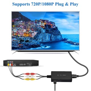 Foto 2 | Foto 2 | Convertidor Rca A Hdmi Adaptador Amtake Av A Hdmi 1080p - Venta Internacional.