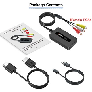 Foto 2 | Foto 2 | Convertidor Rca A Hdmi Tixilinbi Hembra Con Cables Hdmi Y Rca - Venta Internacional.
