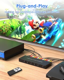 Foto 4 | Foto 4 | Convertidor Rca A Hdmi Osetub De 4 Puertos Con Tecnología De Actualización - Venta Internacional.