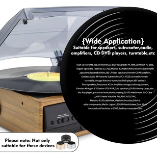 Foto 3 | Foto 3 | Patas Aislantes Para Altavoces Monosaudio 40x20 Mm Aluminio Negro X4 - Venta Internacional.