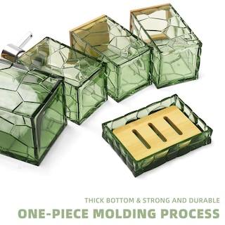 Foto 3 | Foto 3 | Set De Accesorios De Baño Gahefy Acrílico Verde Salvia 5 Piezas - Venta Internacional.
