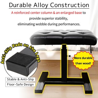 Foto 6 | Foto 6 | Banco De Piano Lumizone Con Elevación Hidráulica Ajustable En Altura - Venta Internacional.