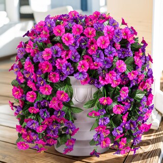 Foto 1 | Foto 1 | Plantas Colgantes Artificiales Florisso Morning Glory X2 - Venta Internacional.