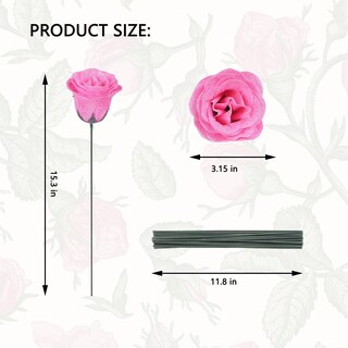 Foto 2 | Foto 2 | Bouquet Artificial Seebeellar Con Purpurina 25 Rosas Rosadas - Venta Internacional.