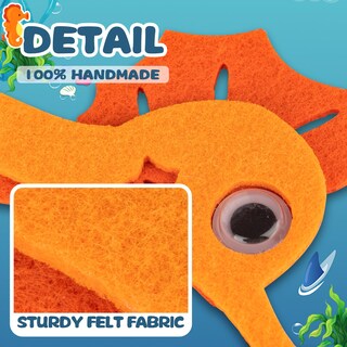 Foto 2 | Foto 2 | Diadema De Tela De Fieltro Con Forma De Cawiew Para Fiestas Bajo El Mar 16 Estilos - Venta Internacional.