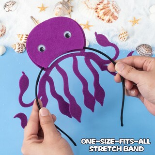 Foto 4 | Foto 4 | Diadema De Tela De Fieltro Con Forma De Cawiew Para Fiestas Bajo El Mar 16 Estilos - Venta Internacional.